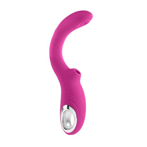 Evolved Strike A Pose Posable Suction & Tapping Vibrator – Pink - Image 2