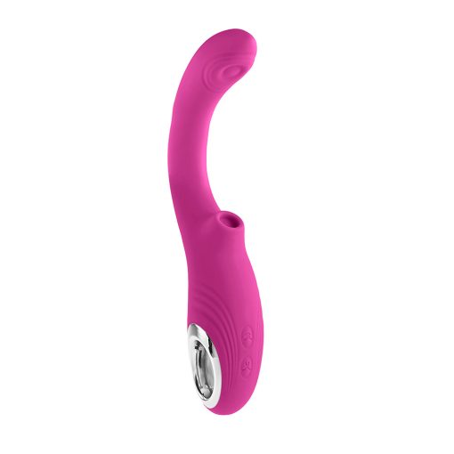 Evolved Strike A Pose Posable Suction & Tapping Vibrator – Pink - Image 3