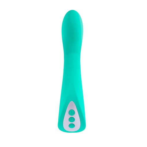 Evolved Come With Me Rechargeable 'Come Hither' Silicone Vibrator Green - Image 2