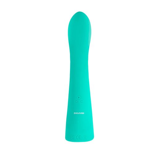 Evolved Come With Me Rechargeable 'Come Hither' Silicone Vibrator Green - Image 3