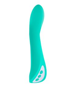 Evolved Come With Me Rechargeable 'Come Hither' Silicone Vibrator Green