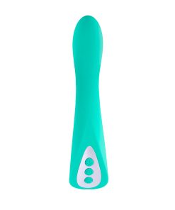 Evolved Come With Me Rechargeable 'Come Hither' Silicone Vibrator Green