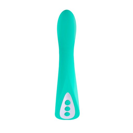 Evolved Come With Me Rechargeable 'Come Hither' Silicone Vibrator Green - Image 6