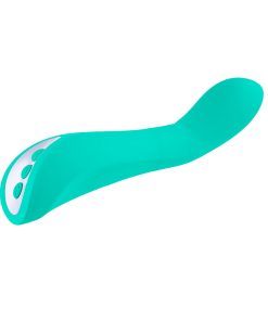 Evolved Come With Me Rechargeable 'Come Hither' Silicone Vibrator Green