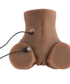 Zero Tolerance Rear Beauty Rechargeable Remote Controlled Vibrating Sucking Dual Entry Masturbator Tpe Dark