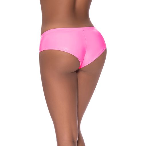 Magic Silk Hard Candy Low Rise Split Crotch Boyshort Pink S/M - Image 2