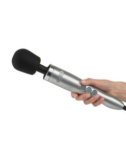 Doxy Die Cast Wand Vibrator Brushed Metal