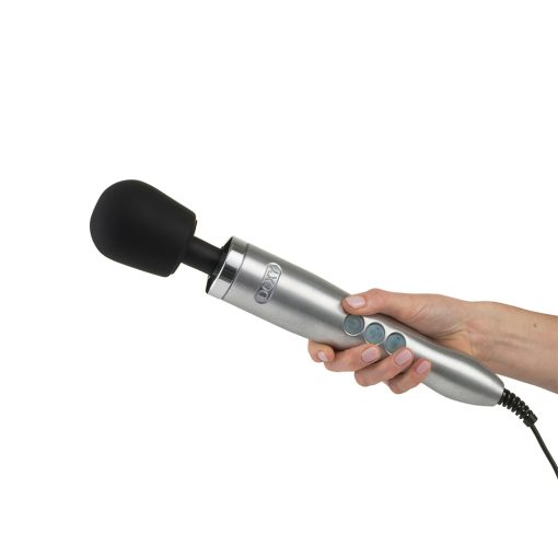 Doxy Die Cast Wand Vibrator Brushed Metal - Image 3