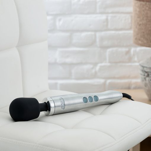 Doxy Die Cast Wand Vibrator Brushed Metal - Image 4