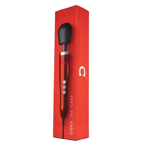 Doxy Die Cast Wand Vibrator Red - Image 8