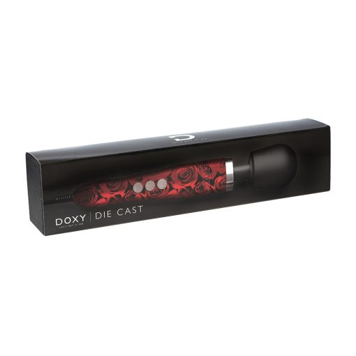 Doxy Die Cast Wand Vibrator – Heavy Duty Plug-In Massager Roses - Image 6