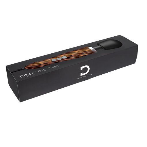 Doxy Die Cast Wand Vibrator Tiger - Image 3