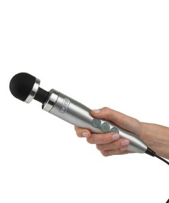 Doxy Die Cast 3 Compact Wand Vibrator Brushed Metal