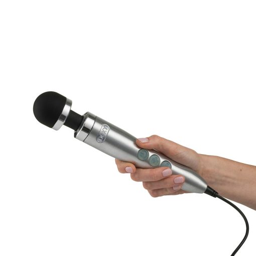 Doxy Die Cast 3 Compact Wand Vibrator Brushed Metal - Image 4