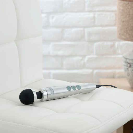 Doxy Die Cast 3 Compact Wand Vibrator Brushed Metal - Image 5