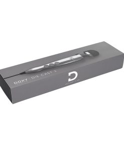Doxy Die Cast 3 Compact Wand Vibrator Brushed Metal