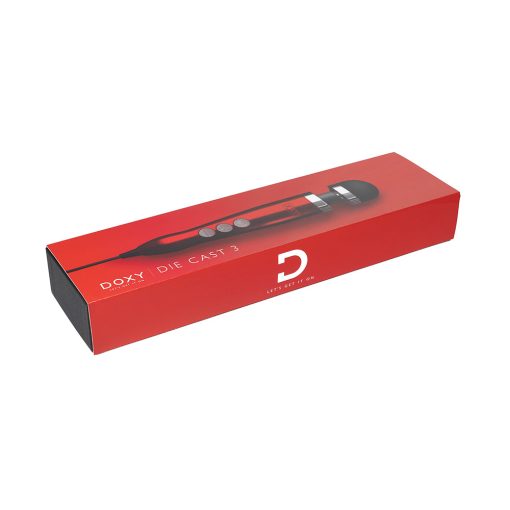 Doxy Die Cast 3 Compact Wand Vibrator Candy Red - Image 4