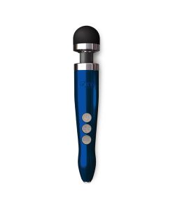 Doxy Die Cast 3R Rechargeable Compact Wand Vibrator Blue Flame