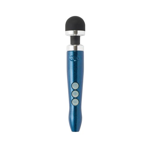 Doxy Die Cast 3R Rechargeable Compact Wand Vibrator Blue Flame - Image 2