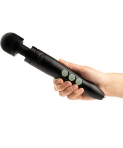 Doxy Die Cast 3R Rechargeable Compact Wand Vibrator Matte Black
