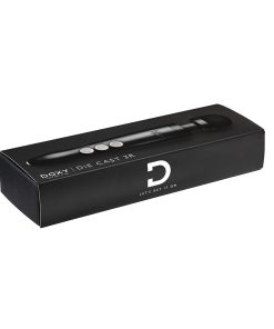 Doxy Die Cast 3R Rechargeable Compact Wand Vibrator Matte Black