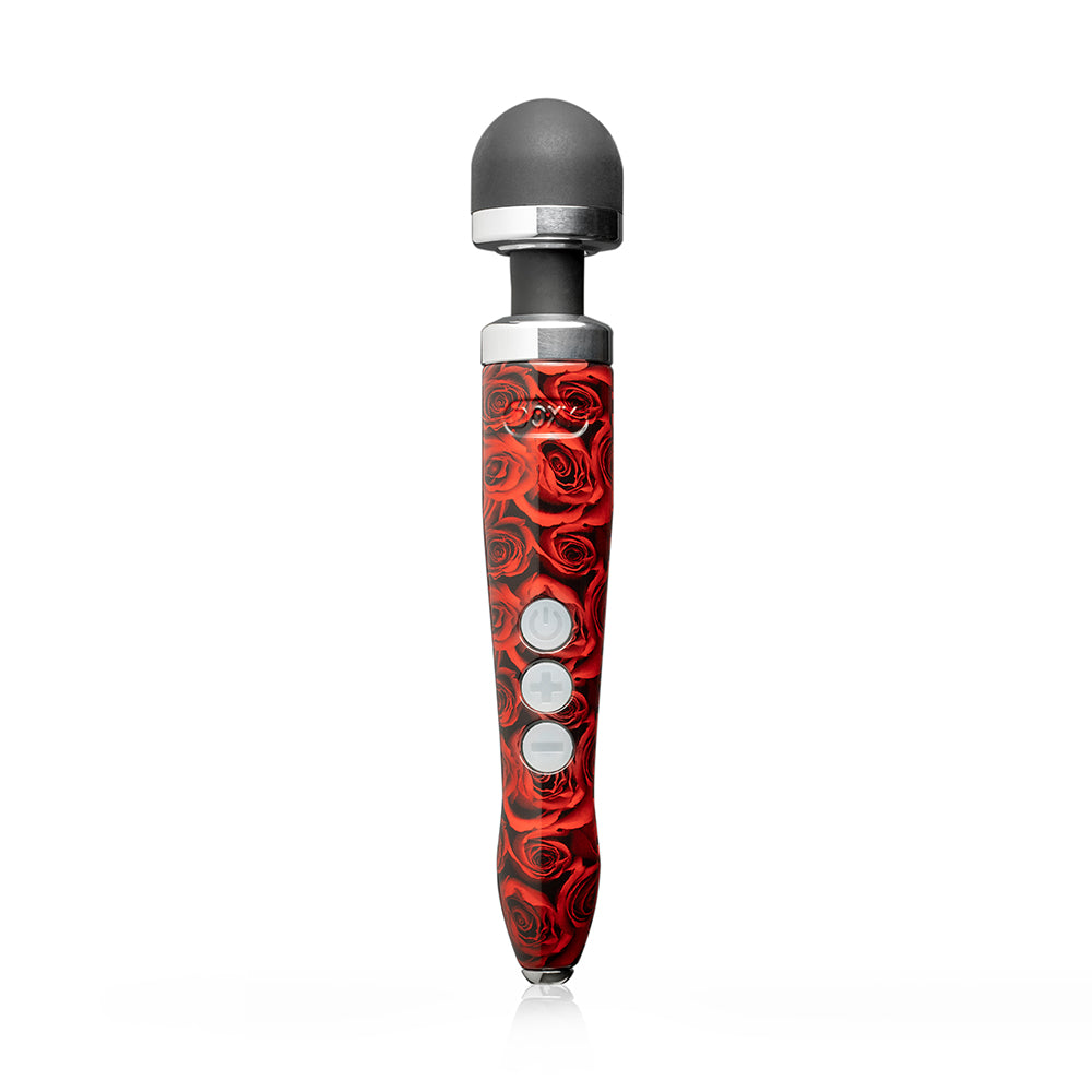Doxy Die Cast 3R Rechargeable Compact Wand Vibrator Roses 1 Doxy Die Cast 3R Rechargeable Compact Wand Vibrator Roses