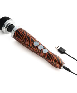 Doxy Die Cast 3R Rechargeable Compact Wand Vibrator Tiger