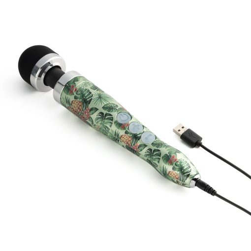 Doxy Die Cast 3R Rechargeable Compact Wand Vibrator Pineapple - Image 3