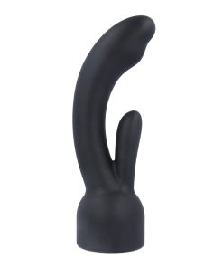 Doxy 3 Silicone Rabbit Wand Attachment Black
