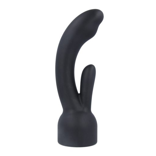 Doxy 3 Silicone Rabbit Wand Attachment Black - Image 3