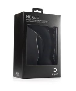 Doxy 3 Silicone Rabbit Wand Attachment Black