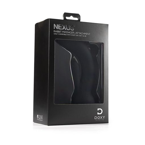 Doxy 3 Silicone Rabbit Wand Attachment Black - Image 6