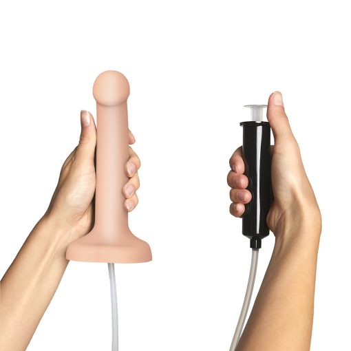 Strap-On-Me Squirting Cum Semi-Realistic Silicone Dildo Vanilla S (Fluid Not Included) - Image 2