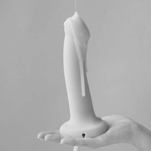 Strap-On-Me Squirting Cum Semi-Realistic Silicone Dildo Vanilla S (Fluid Not Included) - Image 6