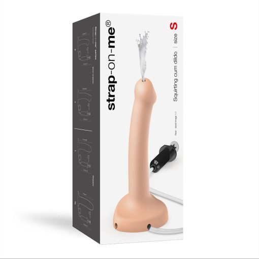 Strap-On-Me Squirting Cum Semi-Realistic Silicone Dildo Vanilla S (Fluid Not Included) - Image 9