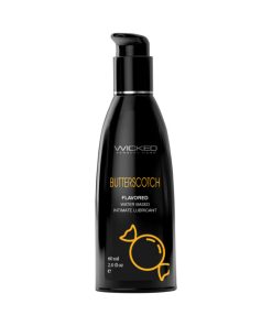 Wicked Aqua Butterscotch Water-Based Lubricant 2 Oz.