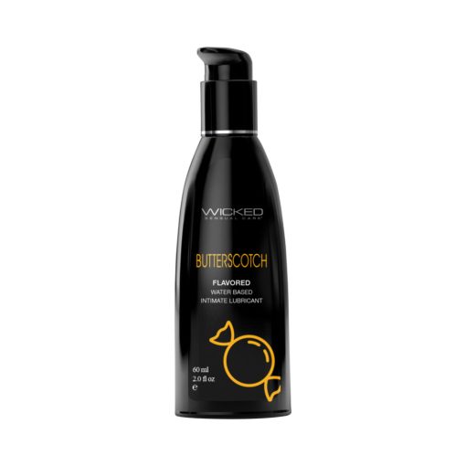 Wicked Aqua Butterscotch Water-Based Lubricant 4 Oz.