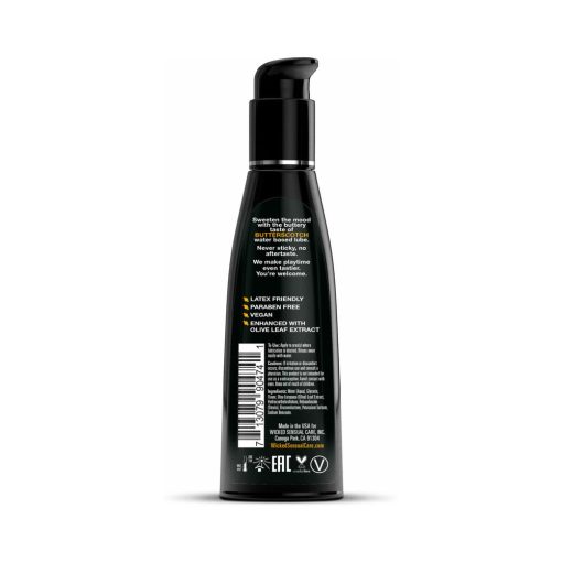 Wicked Aqua Butterscotch Water-Based Lubricant 4 Oz. - Image 2