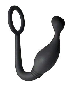 Nasstoys Butts Up P-Spot Pleasure Silicone Cock Ring & Anal Plug Black