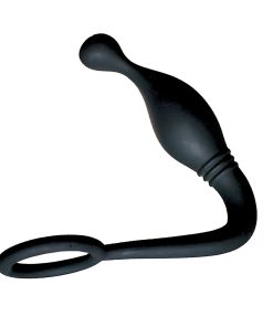 Nasstoys Butts Up P-Spot Pleasure Silicone Cock Ring & Anal Plug Black