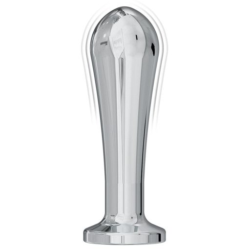 Nasstoys Ass-Sation Remote Vibrating Metal Anal Bulb Silver - Image 3