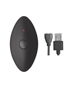 Nasstoys Ass-Sation Remote Vibrating Metal Anal Bulb Silver