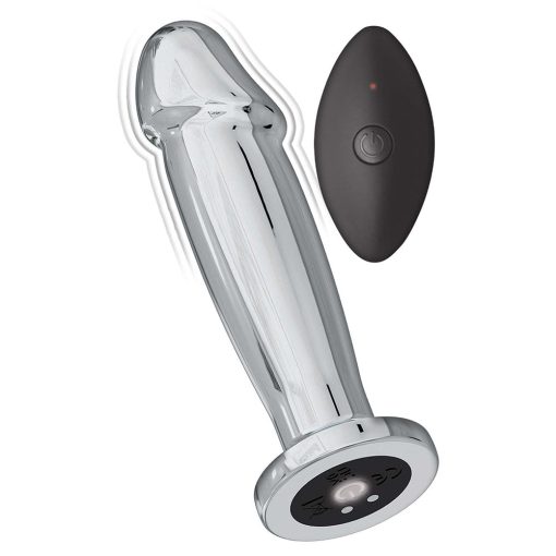 Nasstoys Ass-Sation Remote Vibrating Metal Anal Ecstasy Silver - Image 2