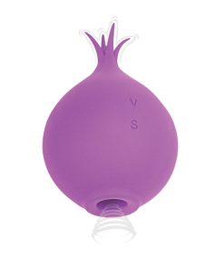 Princess Clit-Tastic Suction Tickler Rechargeable Silicone Vibrator Lavender