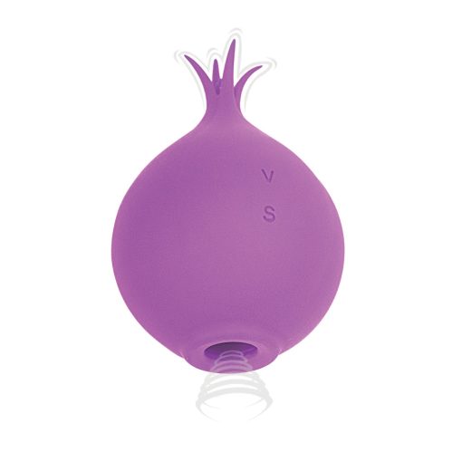 Princess Clit-Tastic Suction Tickler Rechargeable Silicone Vibrator Lavender - Image 2