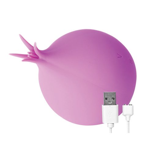 Princess Clit-Tastic Suction Tickler Rechargeable Silicone Vibrator Lavender - Image 4