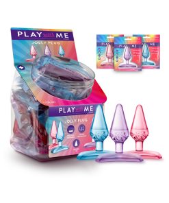 Play With Me Jolly Plug 24-Piece Fishbowl Display