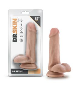 Dr. Skin Dr. Jeffrey 6.5 In. Dildo With Balls Beige