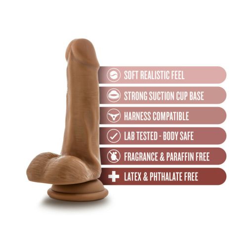 Dr. Skin Dr. Jeffrey 6.5 In. Dildo With Balls Tan - Image 7