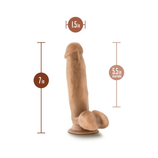 Dr. Skin Dr. Mark 7 In. Dildo With Balls Tan - Image 8